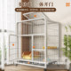 Cat Cage Villa Cat Cage Household Indoor Cat Nest Cat Cabinet All-in-one Cat Cat House ພື້ນທີ່ກວ້າງບໍ່ຄອບຄອງເຮືອນແມວ