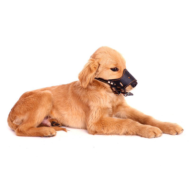 Pet dog mouth cover mask anti-bite anti-PU mouth cover anti-foreign food large small and medium dog dog mask supplies