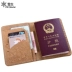 Snow Life Handmade Passport Bag Đa chức năng Lưu trữ du lịch ID Túi Da Người giữ vé Hộ chiếu Da