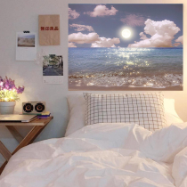 Beautiful scenery dream series background cloth ins room bedroom decoration wall cloth dormitory cloth painting tapestry hanging cloth