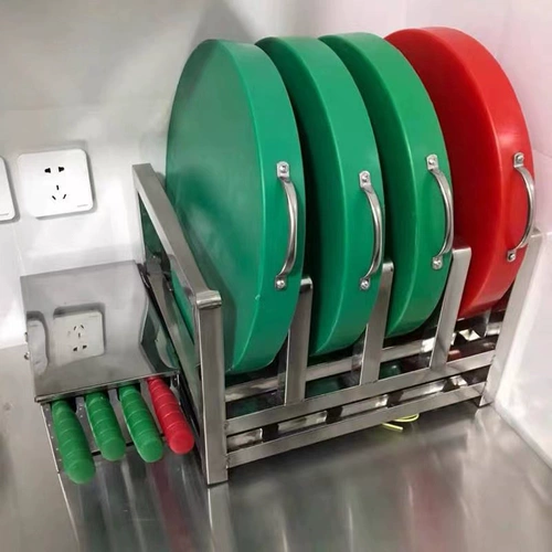 Нож из нержавеющей стали, разделочная доска для коммерческого использования, универсальная система хранения