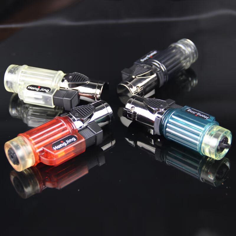 Sáng tạo hàn nhiệt độ cao ngọn đuốc phổ điểm moxib Fir cá tính bơm hơi gió thẳng vào người đàn ông cầm tay ngoài trời nhẹ hơn mua bật lửa cối tàu