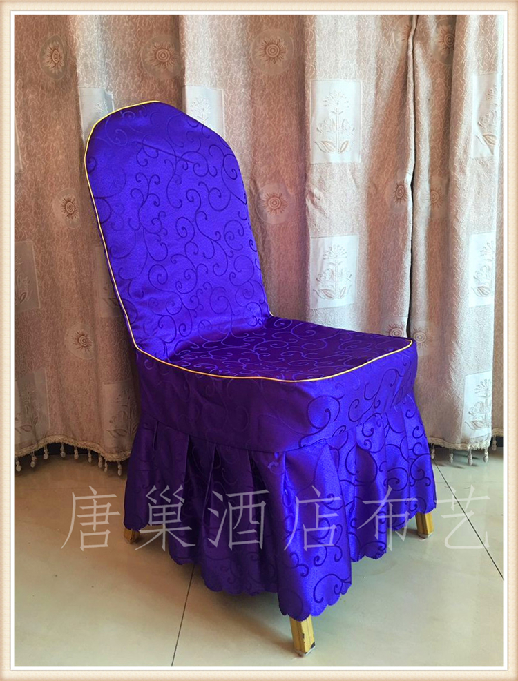 Nhà hàng khách sạn bàn ăn ghế khách sạn ghế bìa bìa mảnh bao gồm chỗ ngồi vải tiệc cưới phân đặt tùy chỉnh miếng trải bàn ăn