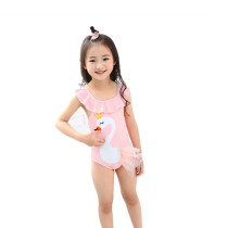 New children dream SWAN childrens swimsuit girls one-piece swimsuit hot spring vacation little girl fashion swimsuit