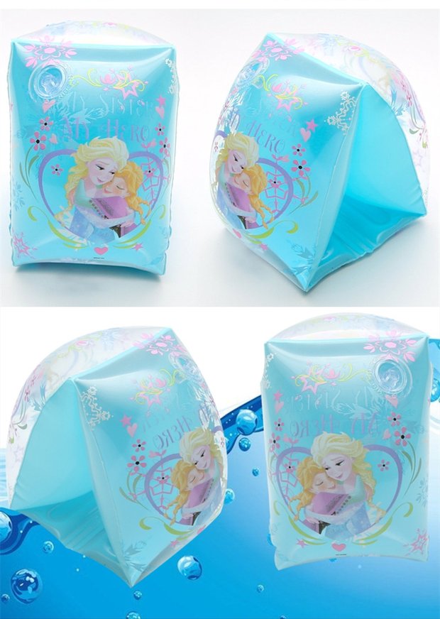 Disney trẻ em vòng tay hoạt hình bơm hơi dày bơi vòng bơi cô gái thiết bị bơi vòng nổi công chúa ghế - Cao su nổi phao bơi hình thú