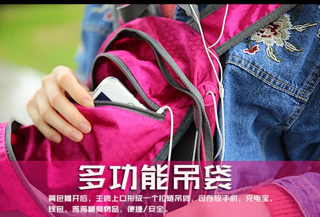 Ultralight di động gấp ba lô du lịch nam và nữ leo núi ngoài trời nước chống thấm thể thao giải trí ba lô nhỏ balo đẹp