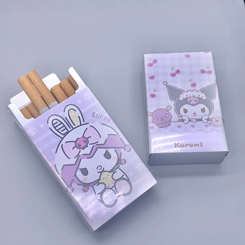 Мультяшный креативный милый металлический портсигар, портативная лента, алюминиевый сплав, 20 шт