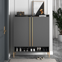 Light luxury shoe cabinet hall cabinet Nordic modern household storage cabinet to the door large-capacity entrance hall entrance cabinet
