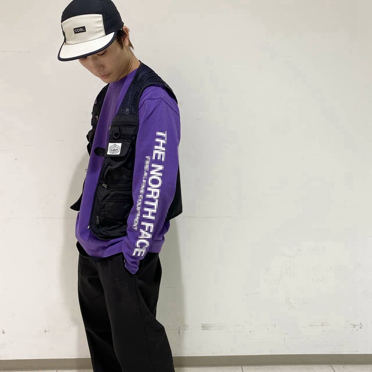 Four-color Japan Line 20ss Fall new pure cotton heavy pound washed long sleeve tee