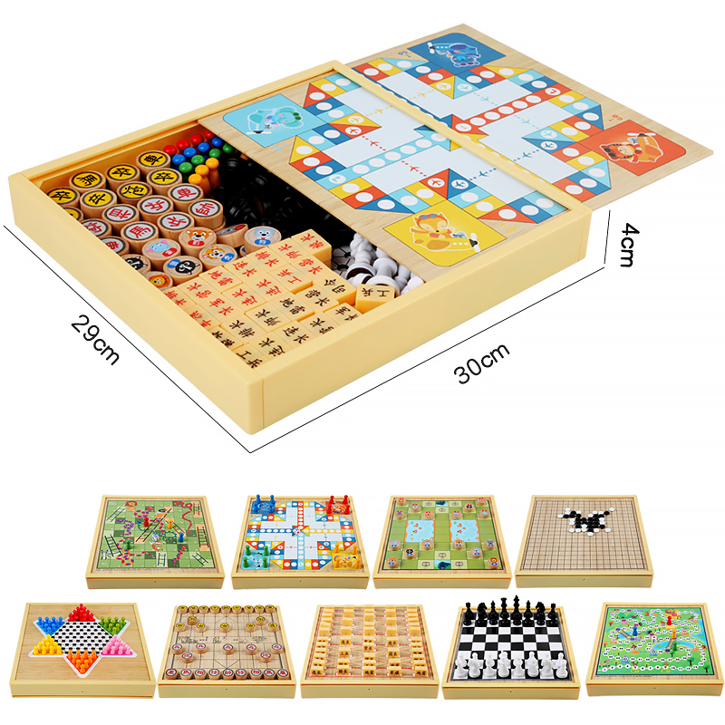 Children's magnetic multi-function Chess flying chess flag chess game playing game plays chess puzzle toys