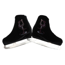 Funuo professional figure skating shoe cover skate shoe cover roller skate cover men and women adults and children semicolon three-color iceman