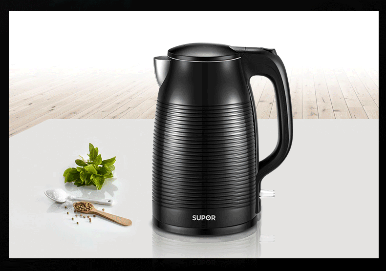 Supor ấm đun nước điện gia dụng cách nhiệt nước sôi một dung tích lớn 1,7 lít ấm đun nước cầm tay tự động tắt nguồn - ấm đun nước điện am dun sieu toc