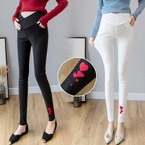Pregnant Woman Pants Fall Caring Small Foot Pants Low Waist Pencil Pants Outside Wearing Casual 100 Hitch Underpants Pregnant Woman Spring And Autumn Pants Woman