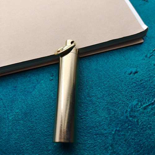 Медная портативная зажигалка ручной работы на керосине, дозатор масла