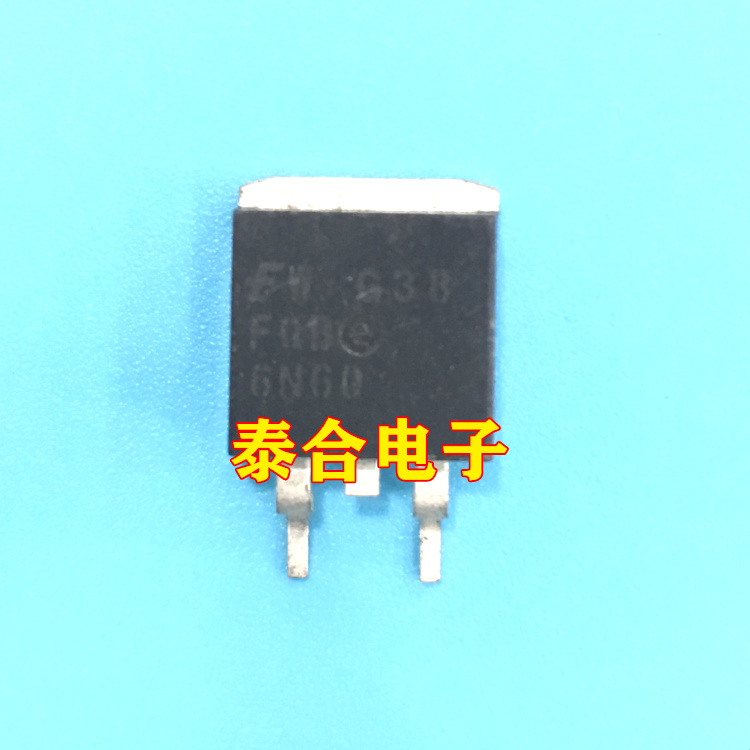 New original dress FQB6N60 6N60 6A 600V TO-263 MOS field effect electric crystal spot can be shot straight
