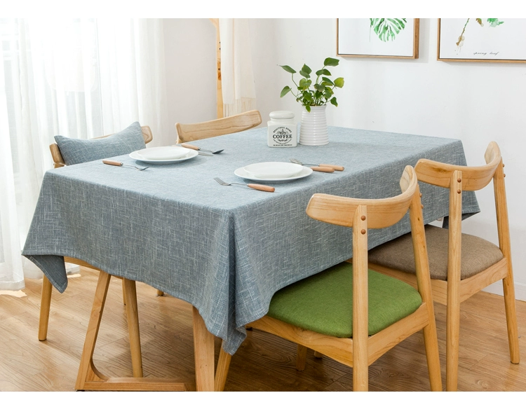 Nordic tinh khiết bông và lanh khăn trải bàn vải nhỏ đơn giản vải bảng lanh hình chữ nhật kiểu Nhật ins bàn trà vải tươi - Khăn trải bàn khăn trải bàn tròn tiệc cưới