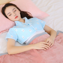 Shoulder protection cervical spine Shoulder Sleeping Lady Summer Warm Clothes Moon Air Conditioning Room Pure Cotton Slim male thin shoulders