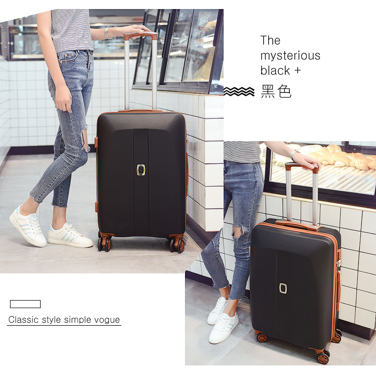 Phiên bản tiếng Hàn của mật khẩu hành lý 20 inch nữ dung lượng lớn 24 bảng du lịch nhỏ tươi nam phổ biến bánh xe đẩy hành lý sunny vali