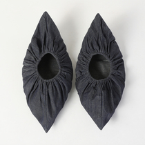 Denim cloth shoe cover washable Home Use cloth Protection wear-proof thickened cotton cloth anti-slip