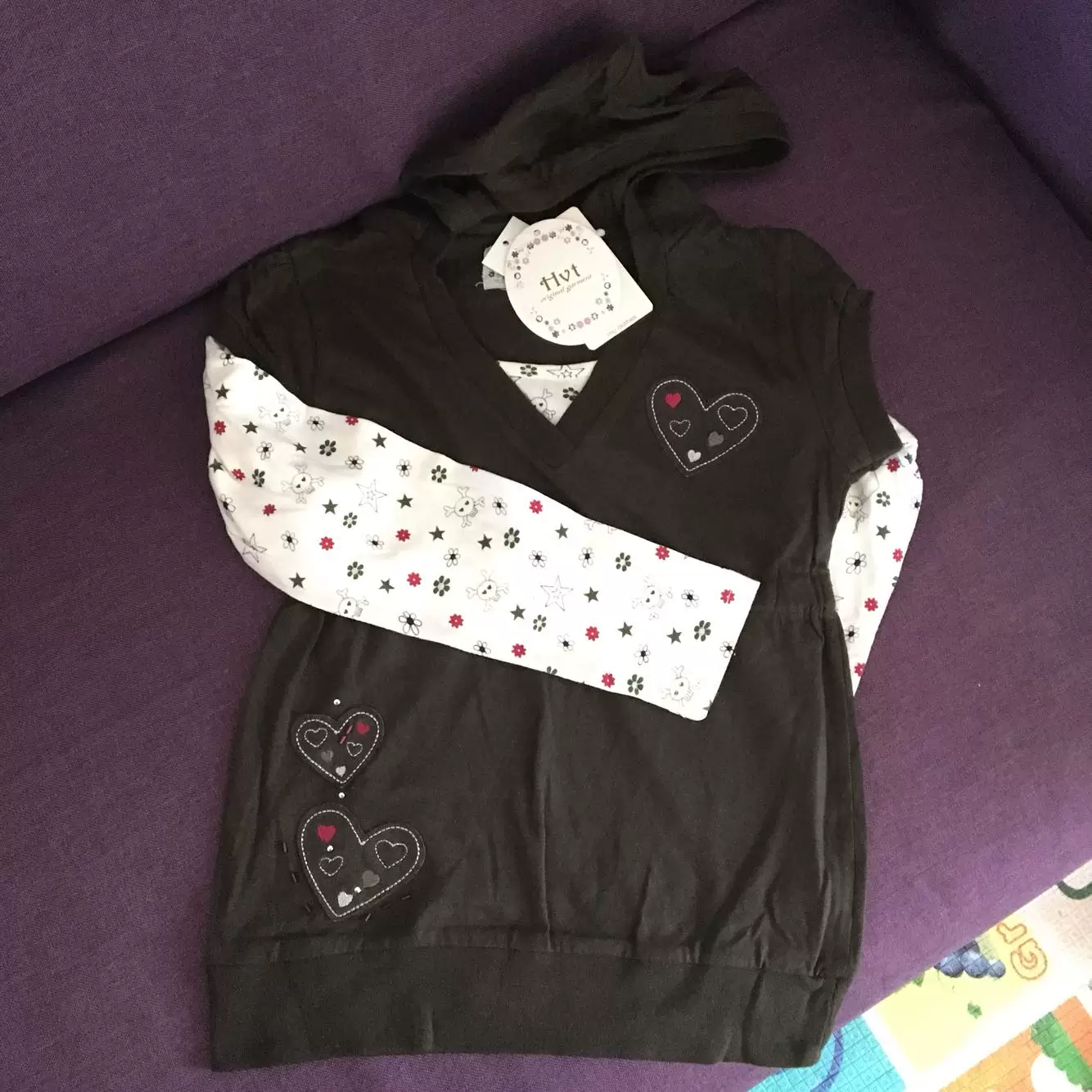 Cotton spring autumn long-sleeve, set, children's clothing