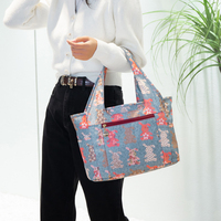 Canvas bag for women, waterproof nylon shoulder bag, simple lightweight portable large bag for women, 2024 new Oxford cloth bag