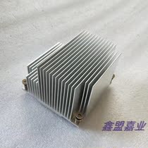 Original all-aluminum 2U X79 2011 pin 1366 pin square CPU passive radiator heat sink DIY