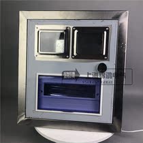  Stainless steel distribution box PZ40-2 households single-phase meter box 2 households stainless steel meter box surface mounted concealed