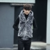 Ins siêu lửa cotton vest nam mùa thu đông mô hình kích thước lớn giả nhung áo vest phiên bản Hàn Quốc của học sinh sang trọng áo khoác áo ba lỗ tập gym nam Áo vest cotton