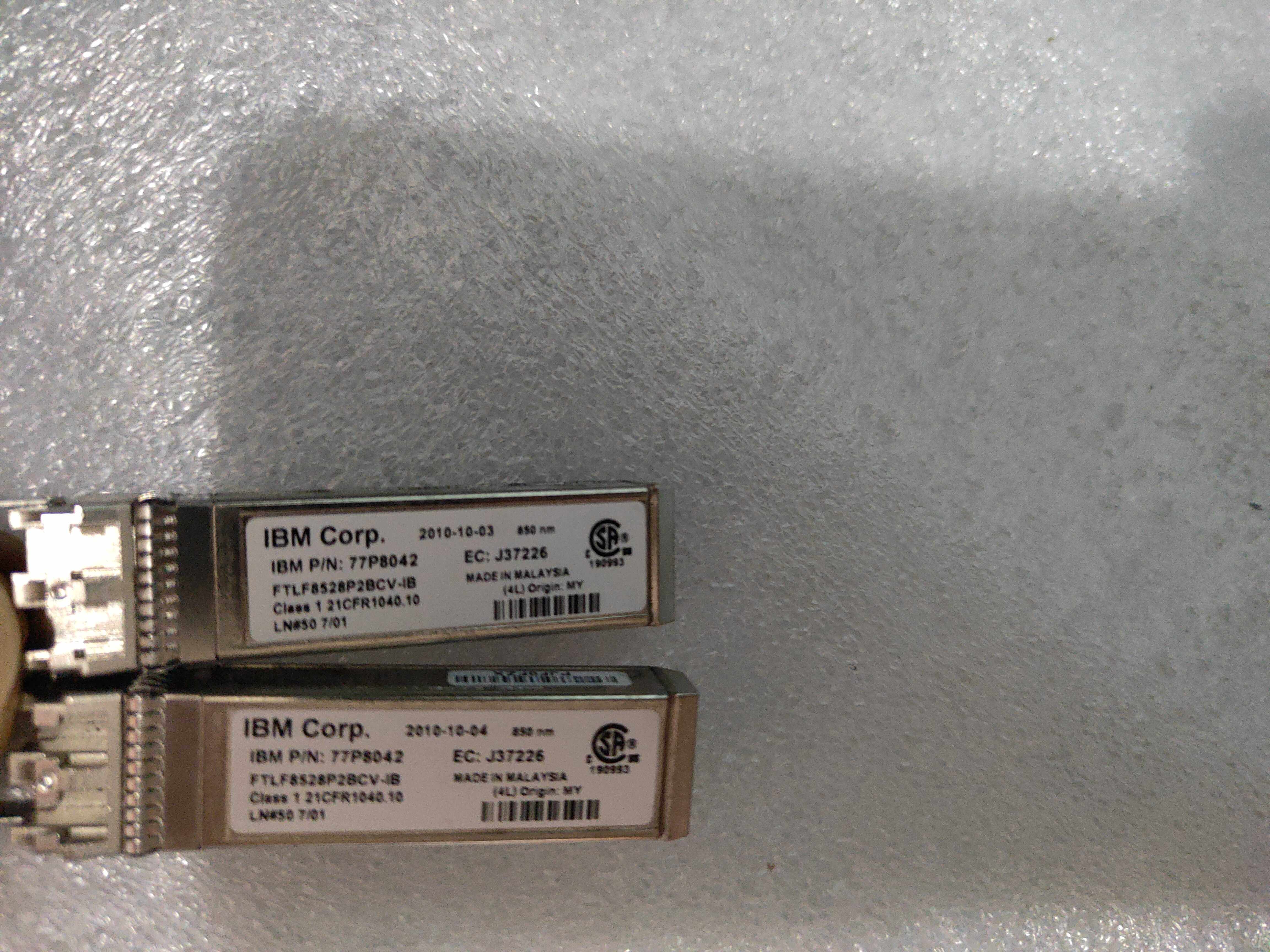 IBM FTLF8528P2BCV-IB 8G multimode SFP fiber optic module 77P8042 becomes color new