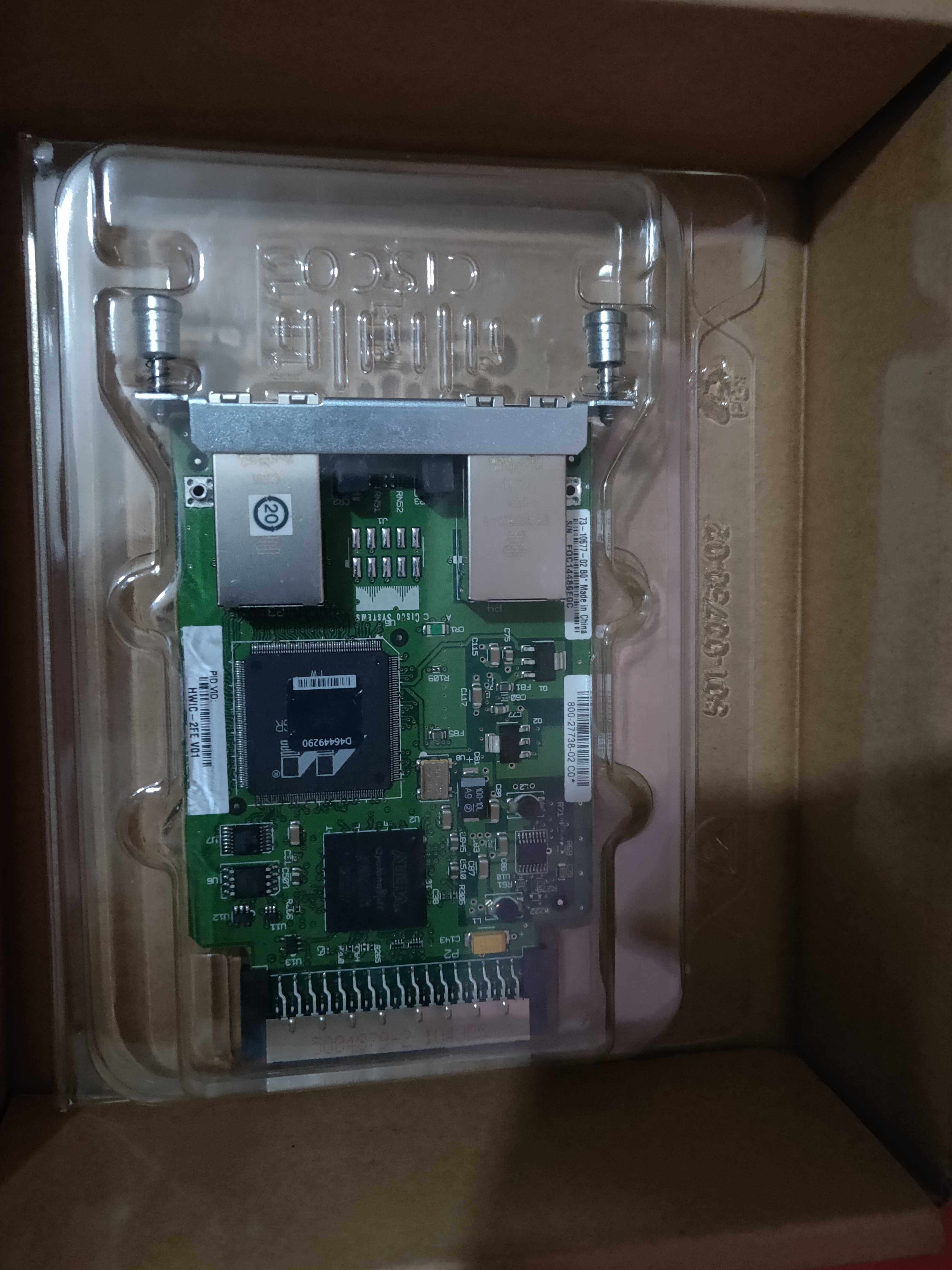 Cisco HWIC-1FE HWIC-2FE 100 trillion three-layer routing functional modules brand new with packaging