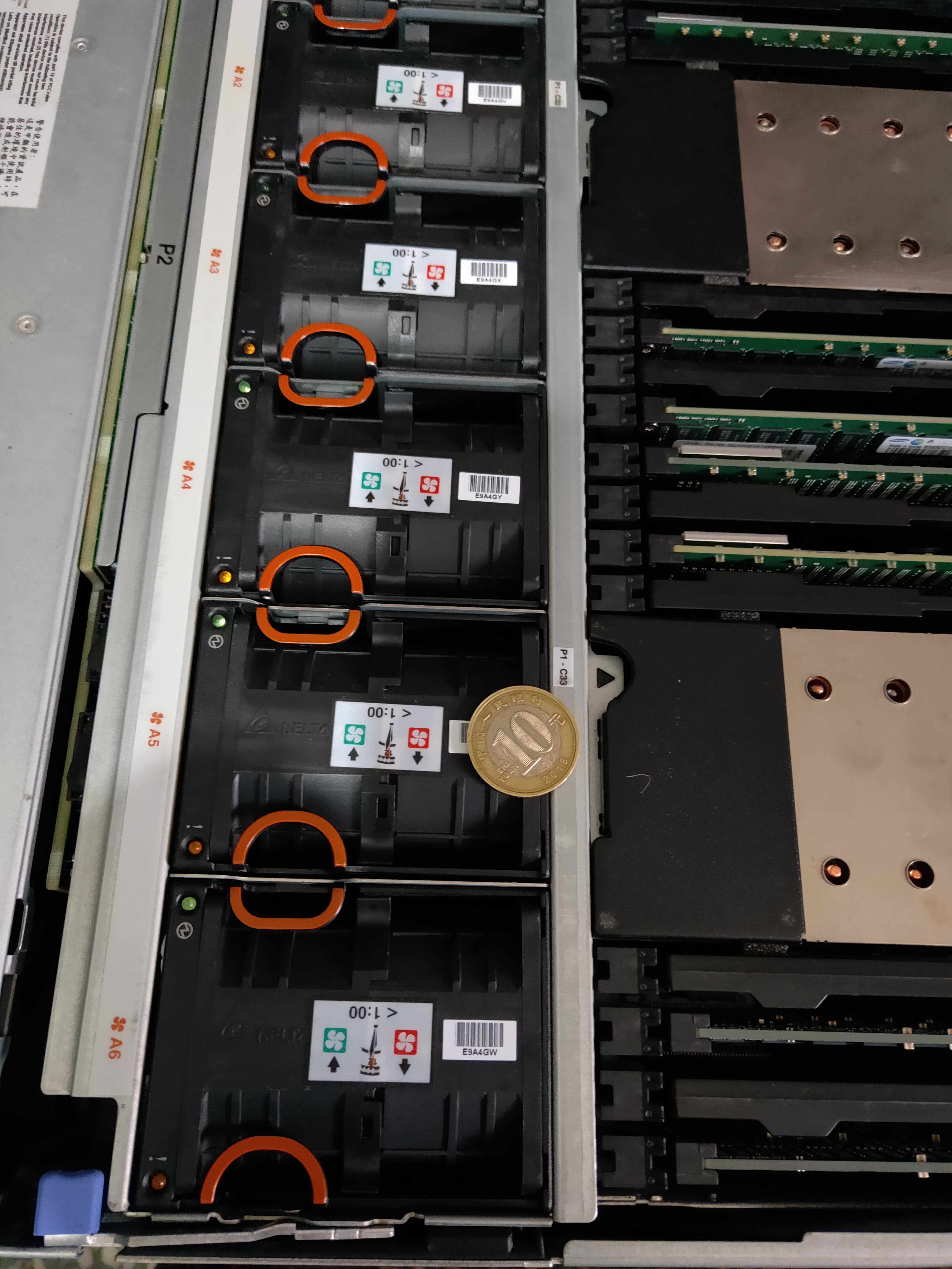 Original IBM 00FV726 2B29 IBM Power 8 S824 S812L Fan Spot