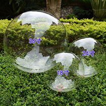 Net red transparent Popo ball 10 inch 18 inch 24 inch 24 inch birthday party Decorative Wedding Ceiling Road Leading Placement Balloon