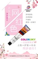 Xin Hey Guest Sky Color cold brown Dyed Paste Single Dye Hair Paste Net Red Blue Black Dirty Orange 2021 Pop Hair Salon