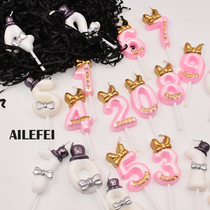  Birthday candle Digital Candle Cake Decoration Baking Birthday party decoration Dress up