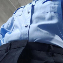Security guard summer short-sleeved shirt mens and womens half-sleeved large size work clothes jacket summer duty uniform shirt