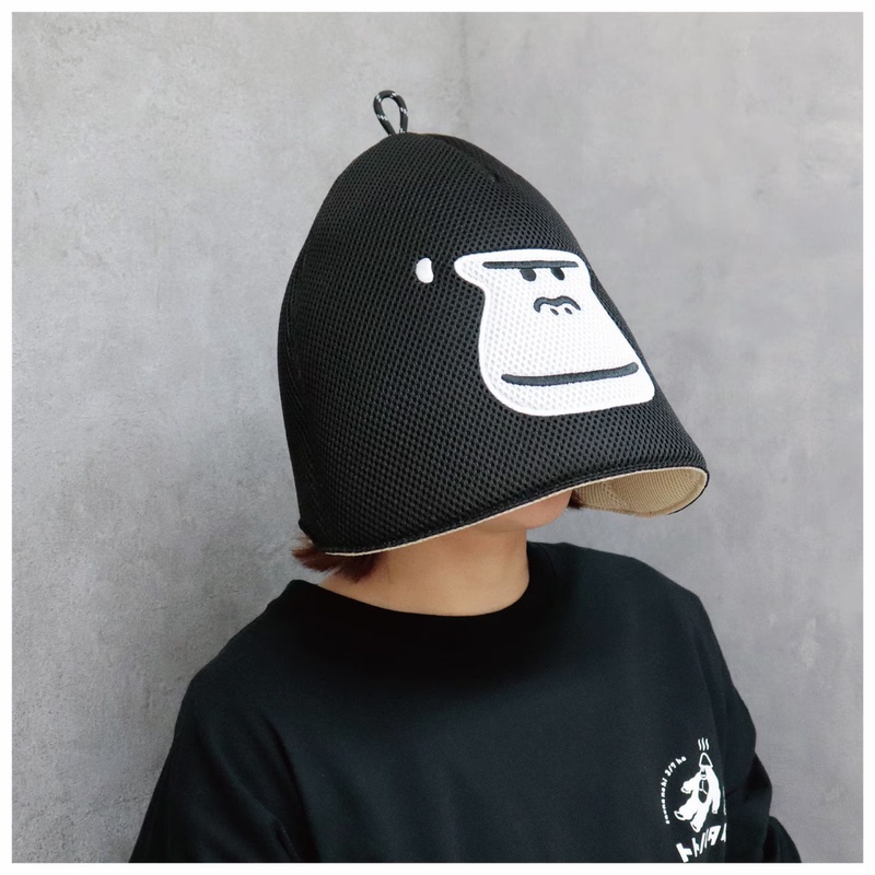 Japanese Order Gorelax Gorilla Mesh Hat Rest Hat for Lunch Break/Subway/Sauna, Please Do Not Disturb Hat