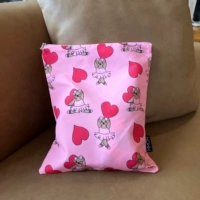 Розовая любовь медведь сумка на молнии