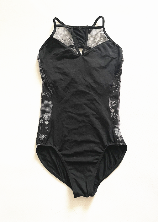 Australian bloch foreign trade original adult ballet dance one-piece body suit aerial yoga practice suit thin belt