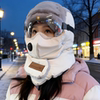 Winter fleece warm rain mask Lei Feng hat