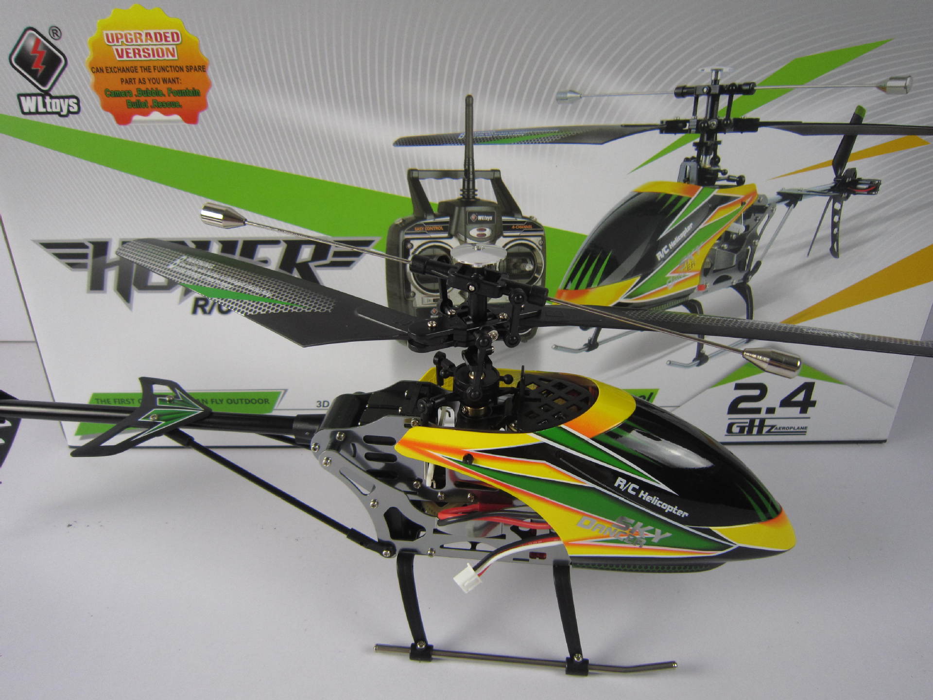 Máy bay điều khiển từ xa V912 xuyên biên giới Mô hình không chổi than mô hình RC bốn chiều sạc mô hình di động đồ chơi trẻ em - Mô hình máy bay / Xe & mô hình tàu / Người lính mô hình / Drone đồ chơi xe tăng