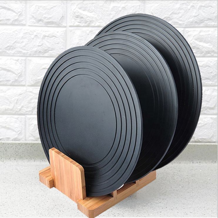 Conning glass pan thermal conductive plate gas gas thermal conductive sheet anti-burn black thermally conductive disc thawing plate-Taobao