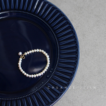 Handcrafted Tenderness Baroque Pearl Bracelet Women Ins Minimalist Temperament American 14K Bag Gold Natural Light And Luxurious