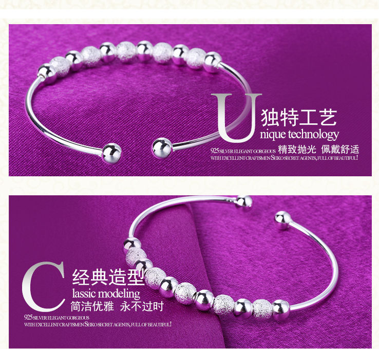 Thời trang new 925 bạc đầy sao bracelet bracelet giả bạc xe hoa đầy sao push-pull bracelet bracelet ZGXFU5AD