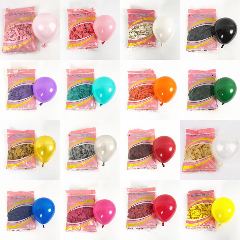 O Cards 5 Inch Balloon Round Children Party Wedding Wedding Decoration Arrangement Sub-Light Balloon Thickened Grid Latex Small Balloon