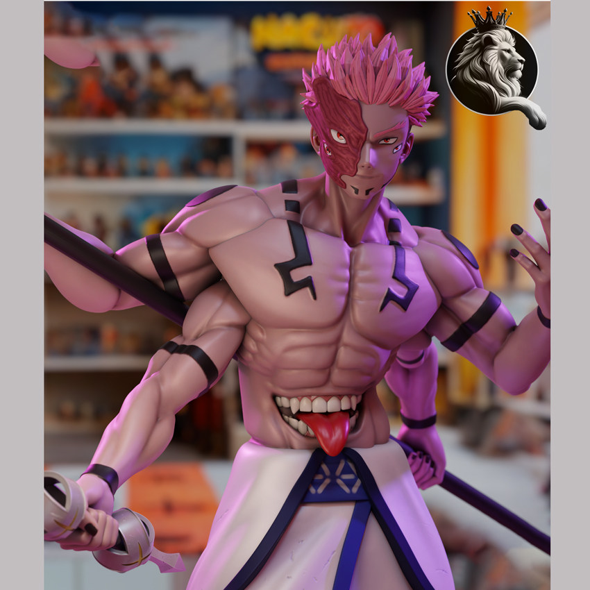 Sukuna 3D Print STL File | Direct from Taobao China - Taobao product photo 4