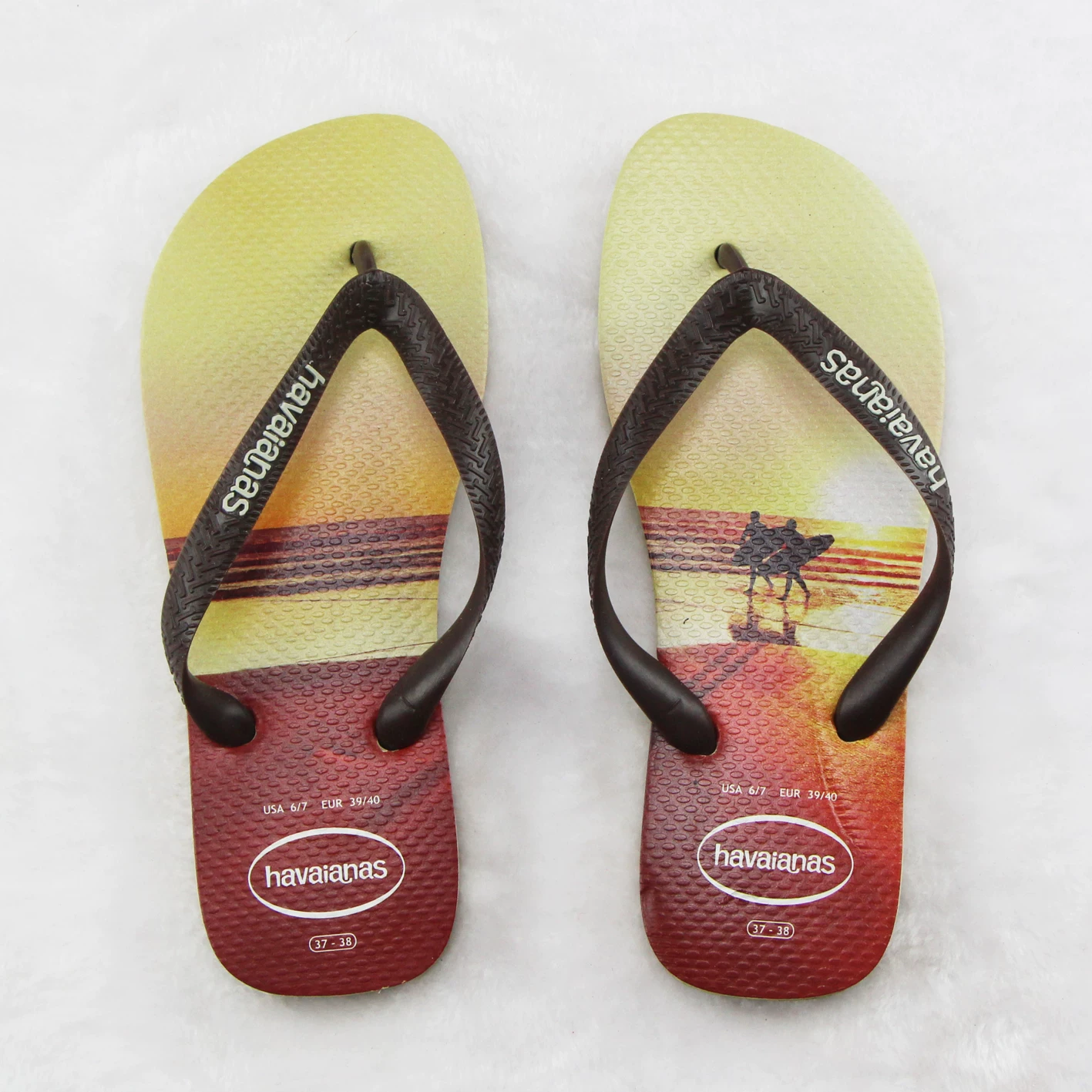 Шлепанцы Havaianas, нескользящие резиновые тапочки