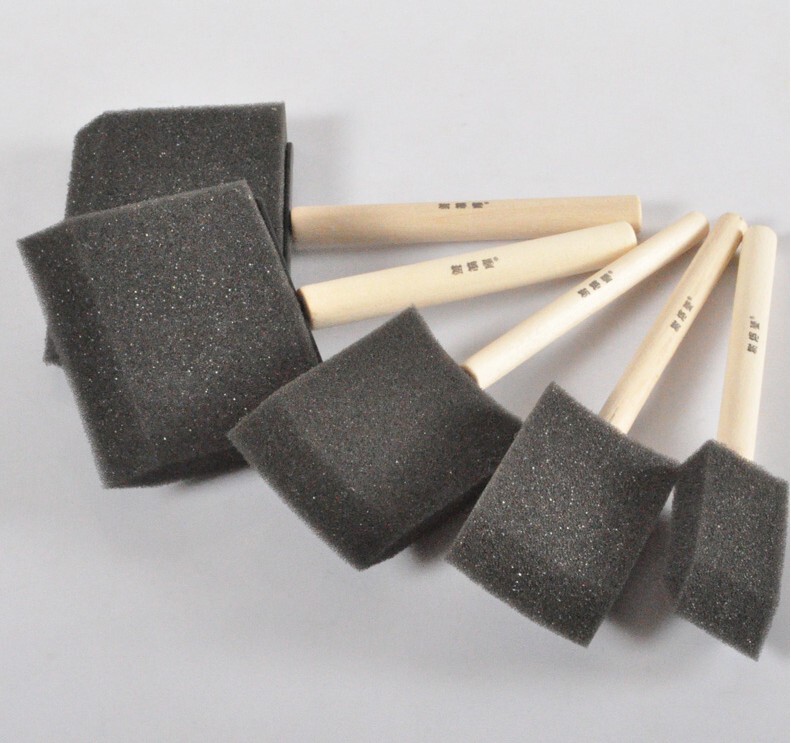 Xiedetang Sponge Brush, Mottled Effect, 25mm 40/50/75/100mm Sponge Brush for Creating Texture