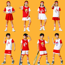 61 Childrens cheerleaders to serve the Primary School Games Class The Jazz Dance Lara Team Chorus Performance Costumes