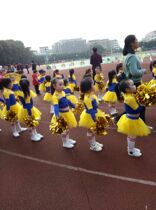 New autumn and winter childrens cheerleaders to serve young childrens cheerleading girls girls dance performance costumes