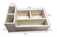 Chalk box storage box podium school classroom desk desk storage box ໄມ້ desktop desktop ໄມ້